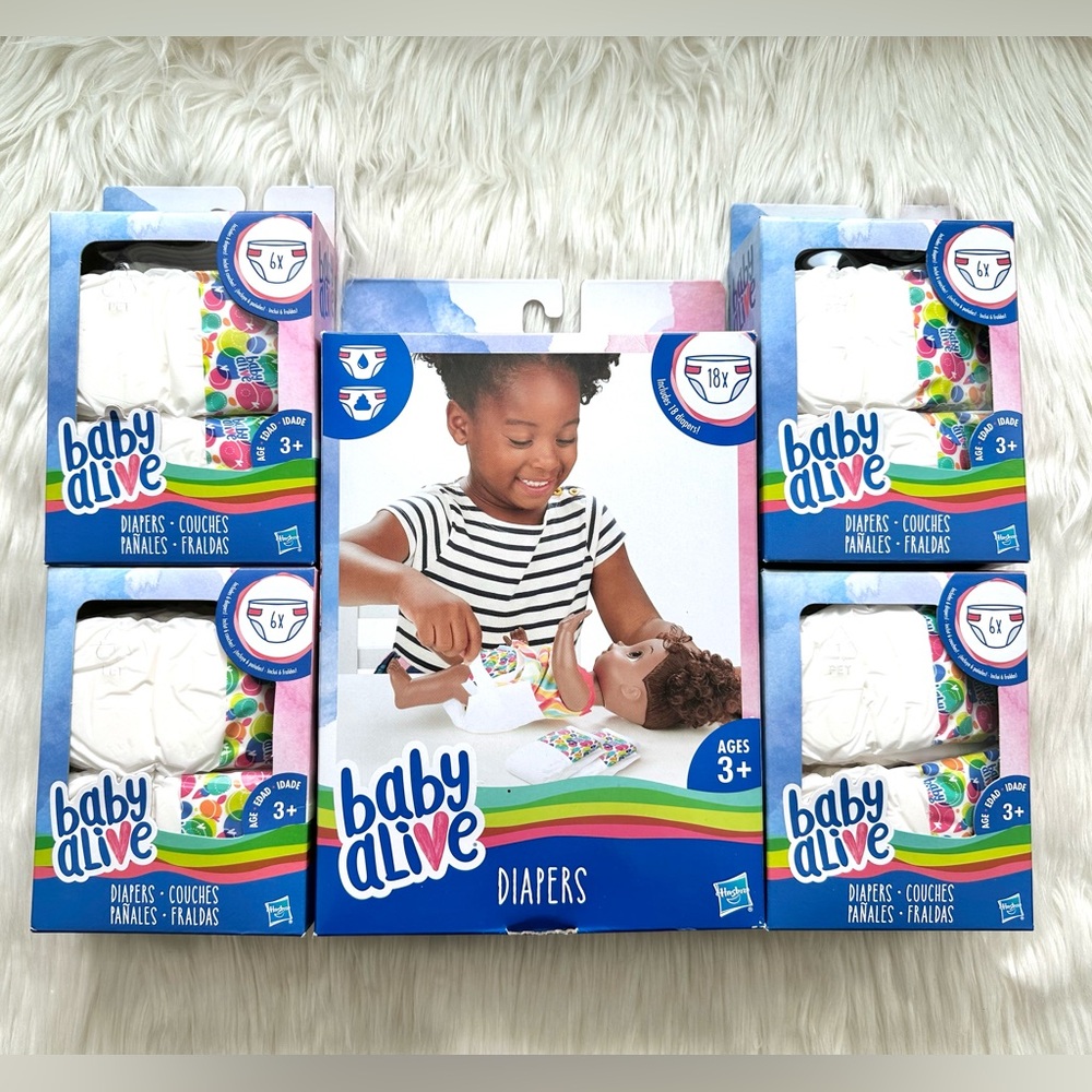 42 VALUE PACK BABY ALIVE DIAPERS